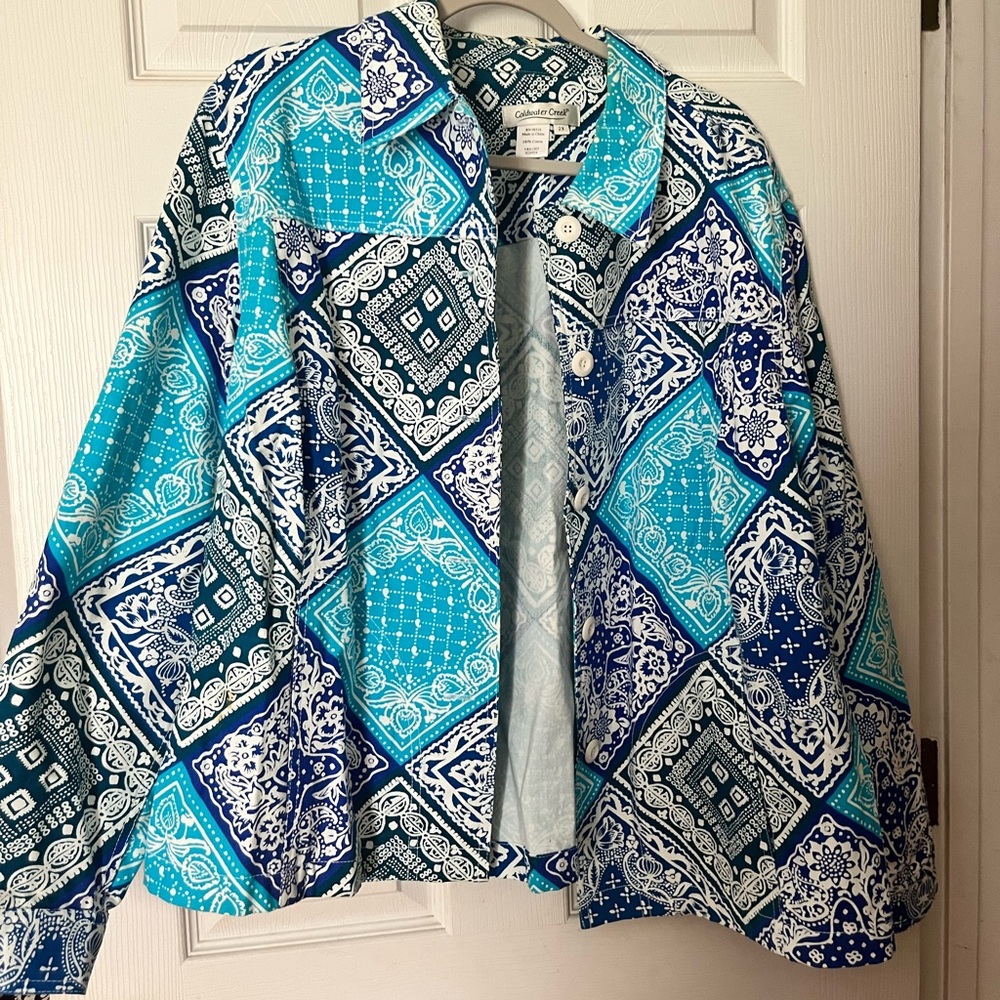 Coldwater Creek Blue Jacket